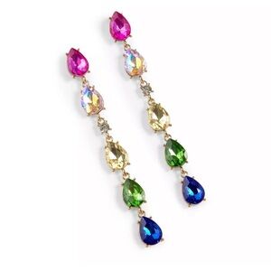 Elegant Multicolor Drop Earrings